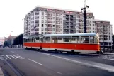 Berlin Straßenbahnlinie 46 auf Weidendammer Brücke (1991)