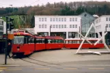 Bern Straßenbahnlinie 9 mit Gelenkwagen 719 am Wabern (2006)