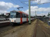 Bielefeld Straßenbahnlinie 2 mit Gelenkwagen 558 am Sieker (2022)