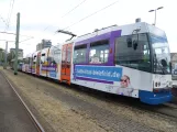 Bielefeld Straßenbahnlinie 2 mit Gelenkwagen 571 am Sieker (2022)