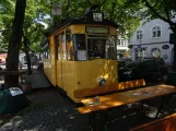 Bielefeld Triebwagen auf Siegfriedplatz, Der Koch Bistro & Restaurant Supertram (2022)