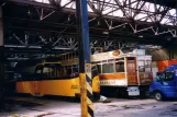 Blackpool Triebwagen 602 im Depot Blundell St. (2006)