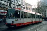 Bochum Straßenbahnlinie 306 mit Gelenkwagen 339 auf Bongardstraße (2004)