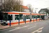 Bochum Straßenbahnlinie 318 am Vonovia Ruhrstadion (1996)