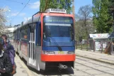 Bratislava Straßenbahnlinie 13 mit Gelenkwagen 7111 am Pod stanicou (2008)