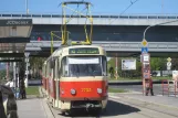 Bratislava Straßenbahnlinie 4 mit Triebwagen 7753 am Most SNP (2008)
