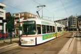Braunschweig Straßenbahnlinie 1 mit Niederflurgelenkwagen 9552 am John-F.-Kennedy-Platz (2001)