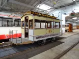 Bremen Pferdestraßenbahnwagen 23 während der Restaurierung Das Depot (2017)