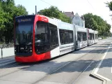 Bremen Straßenbahnlinie 6 mit Niederflurgelenkwagen 3204 am Am Stern (2021)