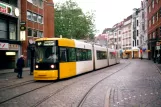 Bremen Zusätzliche Linie 6E mit Niederflurgelenkwagen 3077 am Schüsselkorb (2002)