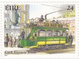 Briefmarke: Éire 24 Cork Electric Tram
 (1987)