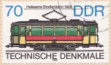 Briefmarke: Halle (Saale) Triebwagen 401 (1986)