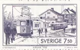 Briefmarke: Kiruna Straßenbahnlinie auf Hjalmar Lundbohmsvägen (1995)