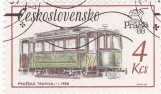 Briefmarke: Prag Triebwagen 88 (1988)