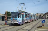 Brünn Straßenbahnlinie 8 mit Gelenkwagen 1720 am Životského (2008)