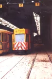 Brüssel Arbeitswagen 40 im Depot auf Avenue de l'Hippodrome (1981)