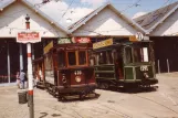 Brüssel Triebwagen 410 vor Musée du Tram (1990)