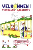 Buch: Aarhus Triebwagen 9 Titelseite der Willkommensbroschüre von Tirsdalens Kindergarten (2004)
