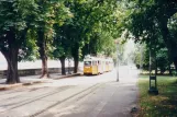 Budapest Straßenbahnlinie 19 auf Groza Péter rakpark (Szilágyi Dezső tér) (1994)