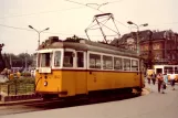 Budapest Straßenbahnlinie 56 mit Triebwagen 1043 am Széll Kálmán tér (Moszkava Tér) (1983)