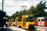 Bydgoszcz Straßenbahnlinie 1 mit Triebwagen 269 am Las Gdański Lesny Park Kaltary, Wypockynka (2004)