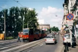 Bydgoszcz Straßenbahnlinie 3 mit Triebwagen 284 am Plac Teatralny (2004)