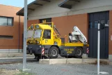 Cagliari Arbeitswagen TRS-300 am Depot San Gottardo (2010)