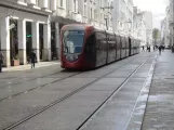 Casablanca Straßenbahnlinie T1  nahe bei Marché Central (2018)