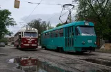 Charkiw Museumswagen 055 auf Mykoly Bazhana St (2011)