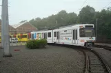 Charleroi Gelenkwagen 7404 am Depot Jumet (2014)