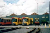 Charleroi Gelenkwagen 7406 am Depot Jumet (2007)