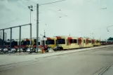 Charleroi Gelenkwagen 7446 am Depot Jumet (2000)