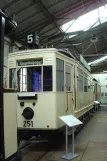 Chemnitz Triebwagen 251 im Straßenbahnmuseum (2015)