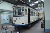 Chemnitz Triebwagen 332 im Straßenbahnmuseum Chemnitz (2015)