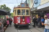 Christchurch Tramway line mit Triebwagen 178 am New Regent Street (2023)