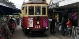 Christchurch Tramway line mit Triebwagen 178 auf New Regent Street (2023)