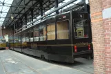 Den Haag Gelenkwagen 3035 auf Haags Openbaar Vervoer Museum, Hoftrammm Tramrestaurant (2014)