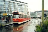 Den Haag Straßenbahnlinie 1 mit Gelenkwagen 3098 am Kurhaus (2002)
