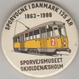 Dienstmarke: Skjoldenæsholm Triebwagen 701  (1988)