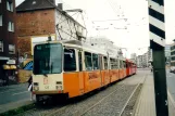 Dortmund Straßenbahnlinie U43 mit Gelenkwagen 123 am Ostentor (2002)