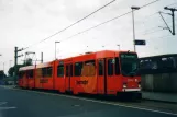 Dortmund Straßenbahnlinie U43 mit Gelenkwagen 148 am DO-Wickede S (2007)