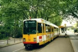 Dortmund Straßenbahnlinie U44 mit Gelenkwagen 149 am Westfalenhütte (2002)