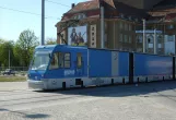 Dresden CarGoTram mit Motorgüterwagen 2002 auf Postplatz (2007)