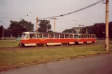 Dresden Straßenbahnlinie 11 mit Triebwagen 222 828-7nah Prager Str. (1983)