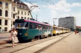 Dresden Straßenbahnlinie 4 am Pirnaischer Platz (Stadtmuseum) (1996)