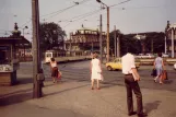 Dresden Straßenbahnlinie 4 auf Postplatz (1983)