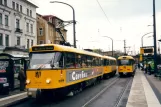 Dresden Straßenbahnlinie 6 mit Triebwagen 224 240 am Bahnhof Neustadt (2002)