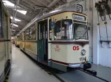 Dresden Triebwagen 1734 im Straßenbahnmuseum (2019)