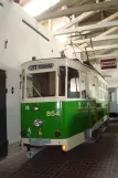 Dresden Triebwagen 854 im Straßenbahnmuseum (2015)