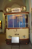 Dresden Triebwagen 954 auf Verkehrsmuseum (2011)